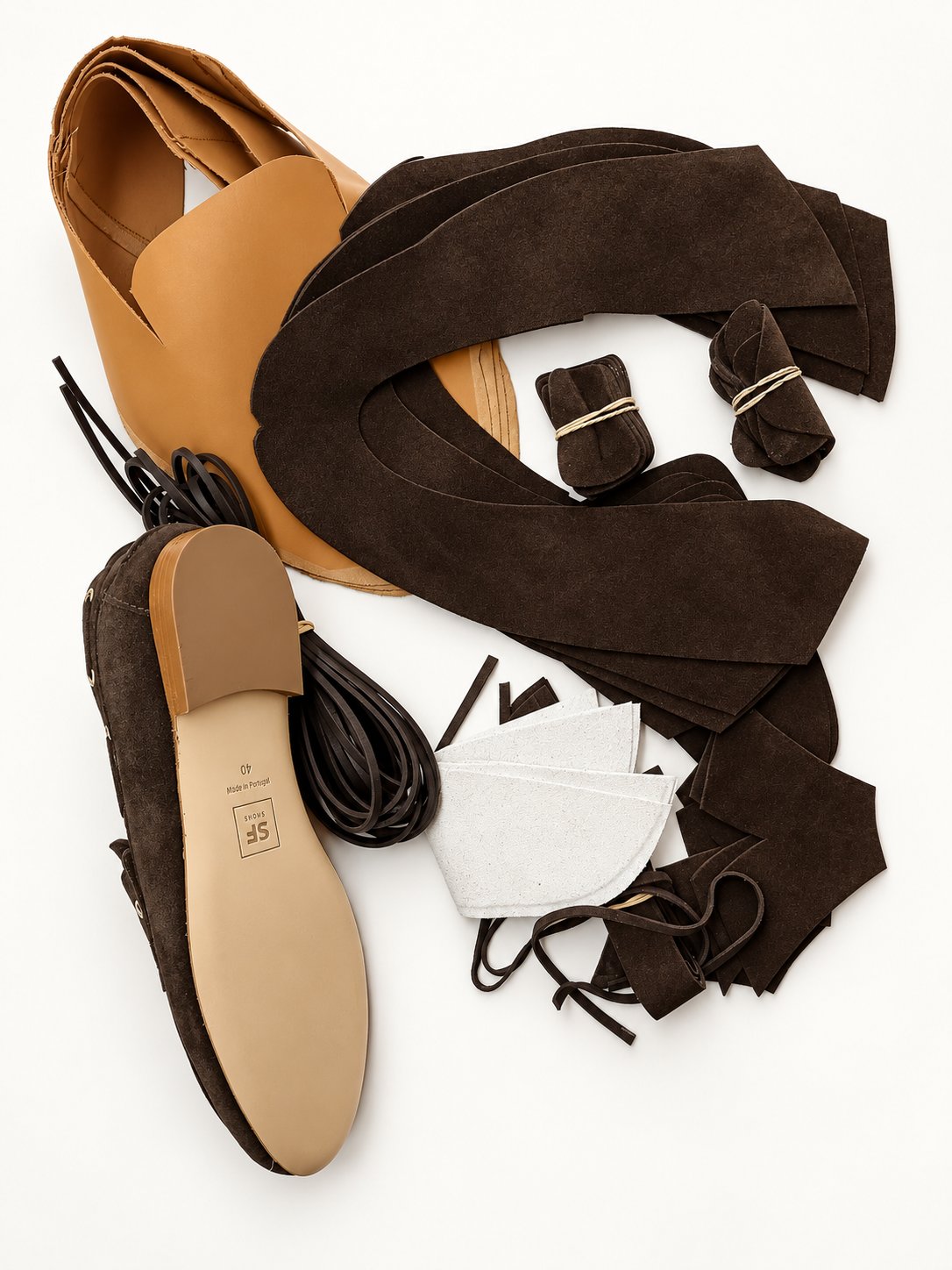 Riva - Dark Brown Suede